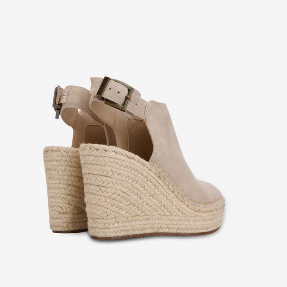 Kenneth Cole Olivia Espadrille Peep Toe Wedge